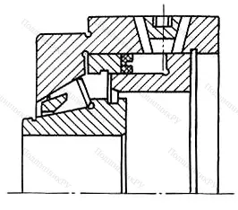 Модификация подшипника 2-117732Л размер 160x227/235x48/80 от производителя  ГПЗ-15