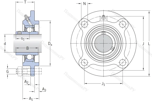 Подшипниковый корпус FYC 508 в Уфе