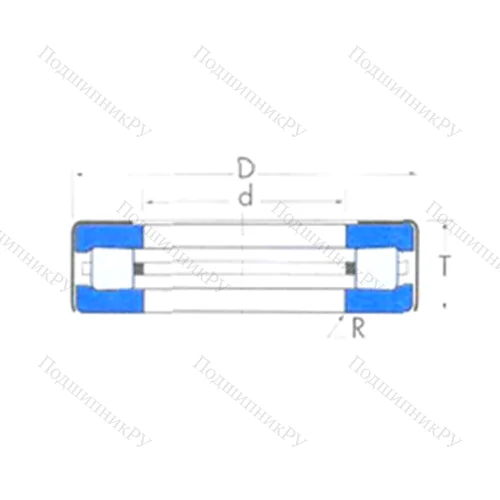 Подшипник роликовый упорный T 104 от производителя  TIMKEN