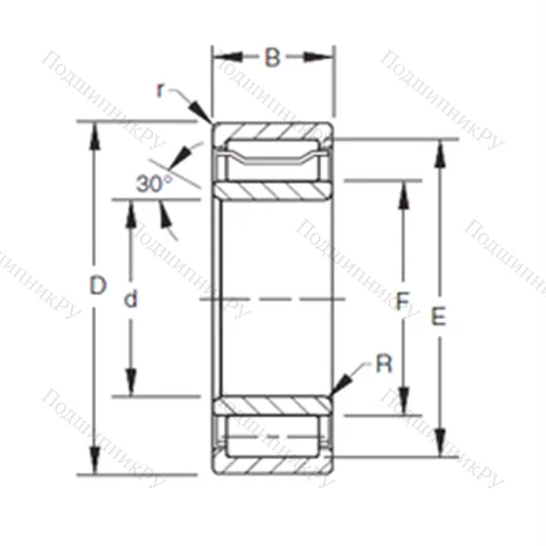 Подшипник роликовый радиальный A-5228-WS