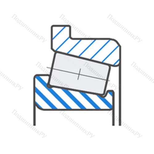 Подшипник роликовый радиально-упорный 805046 от производителя  FAG