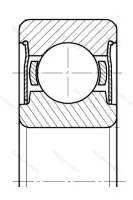 Модификация подшипника 80202АС17 размер 15x35x11 ГПЗ-18 от производителя  ГПЗ-18