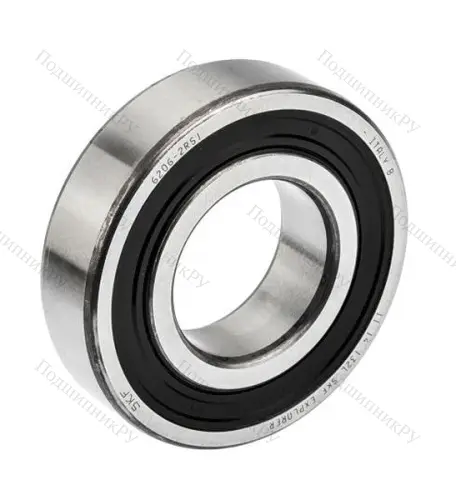 Однорядный шариковый подшипник 6206 2RS 1 K от производителя  SKF
