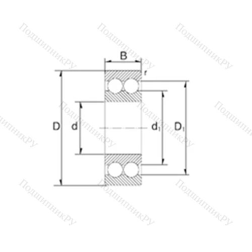 Подшипник шариковый радиально-упорный 5310