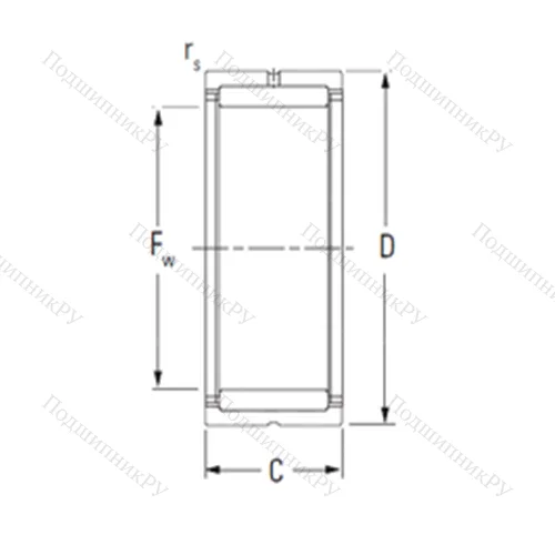 Подшипник игольчатый радиальный NK 24/20 от производителя  KOYO