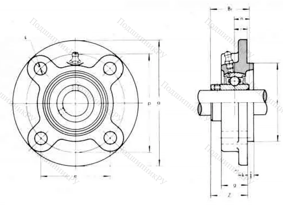 Подшипниковый корпус FC 217 ASAHI в Уфе