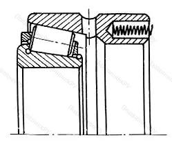 Подшипник  17818 размер 90x140x62 от производителя  ГПЗ-15