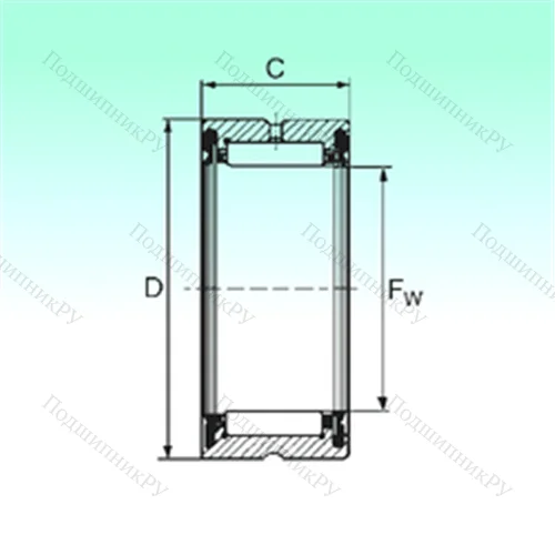 Подшипник игольчатый радиальный RNA 4901 2RS от производителя  NBS