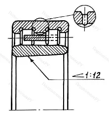 Подшипник  4162976 размер 380x520x140 от производителя  ГПЗ-1