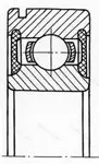 Подшипник  6012-2RSN (750112) размер 60x95x18 от производителя  SKF