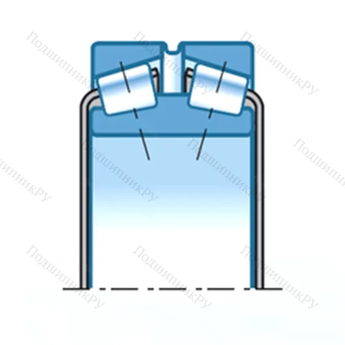 Подшипник роликовый радиально-упорный CRD-3811