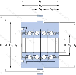 Подшипник FBSA 204/QFC