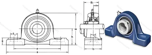 Подшипниковый узел UCP 220 в Уфе