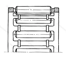 Подшипник  K 8x12x12 (464068) размер 8x12x12 от производителя  SKF
