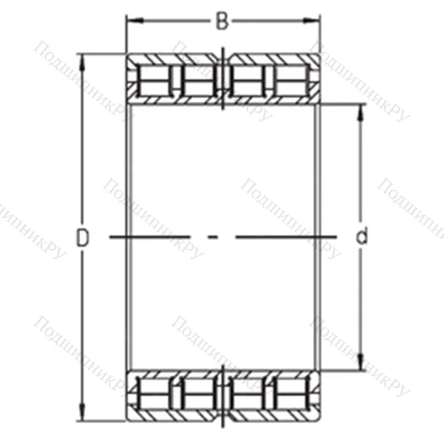 Подшипник роликовый радиальный SL 12 938