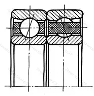 Подшипник  7207AC/DB (246207) размер 35x72x34 от производителя  SKF