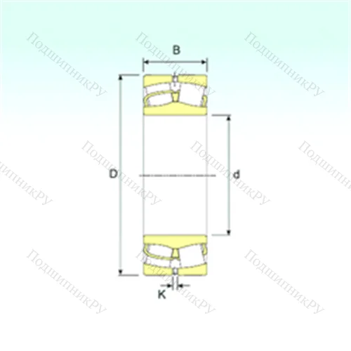 Подшипник роликовый радиальный самоцентрирующийся 231/630