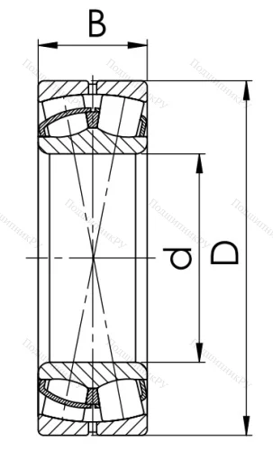 Сферический роликовый подшипник 53610 АН (22310 CW 33) в Уфе