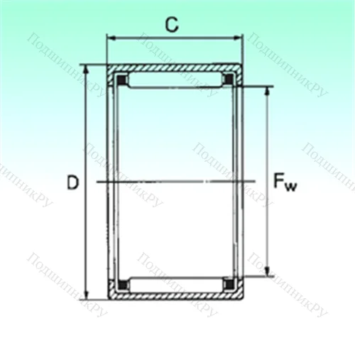 Подшипник игольчатый радиальный HK 1516 от производителя  NBS Подшипник игольчатый радиальный HK 1516 от производителя  NBS