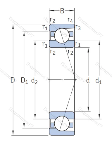 Сверхточный подшипник  71903 CDGA/P 4A от производителя  SKF