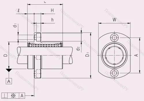 Подшипник LMH 6 UU в Уфе