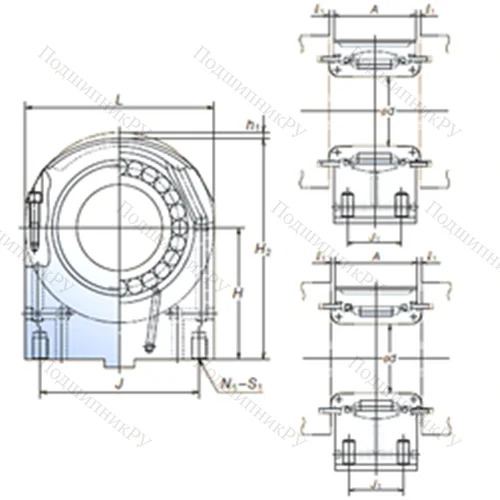 Подшипник роликовый радиальный 120PCR 2501