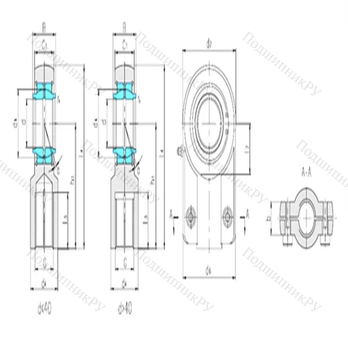 Подшипник скольжения сферический SIGEW 70ES-D от производителя  LS Подшипник скольжения сферический SIGEW 70ES-D от производителя  LS