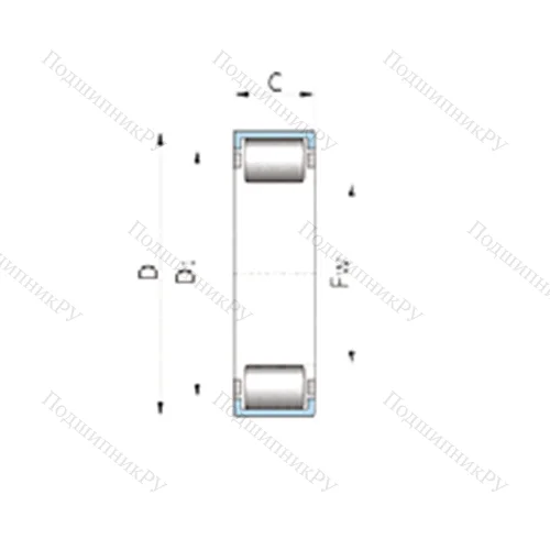 Подшипник роликовый радиальный 726002900