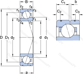 Подшипник 71910 CE/P 4AL в Уфе