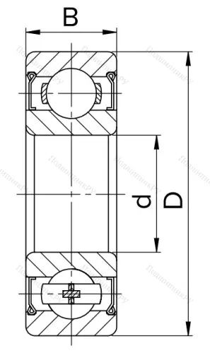 Миниатюрный шариковый подшипник 80023 T (623 ZZT) I0XJO8UCWV в Уфе