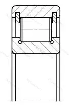 Подшипник  102410 (NCL 410) размер 50x130x31