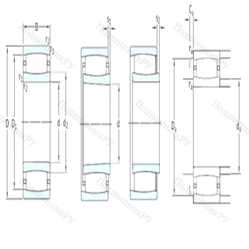 Подшипник роликовый тороидальный C 41/500K 30M от производителя  SKF