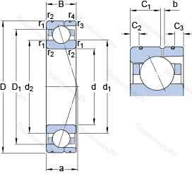 Подшипник 71922 ACD/HCP 4AL в Уфе