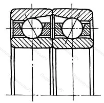 Подшипник 7309B.DF размер 45x100x50 от производителя  SKF