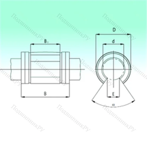 Подшипник шариковый линейный KNO 50100 от производителя  NBS