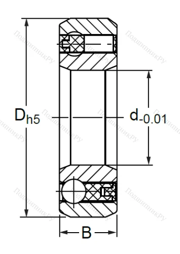 Подшипник обгонной муфты  CSK 17 в Уфе