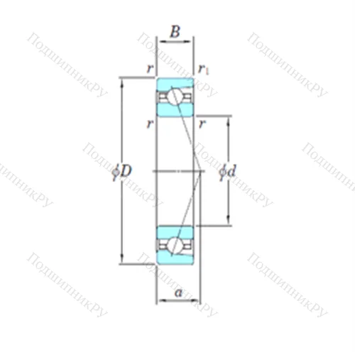 Подшипник шариковый радиально-упорный 3NCHAR 926C