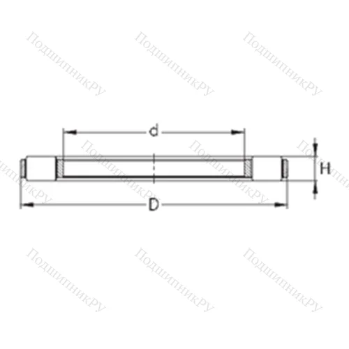 Подшипник роликовый упорный K 81130-MB от производителя  NKE