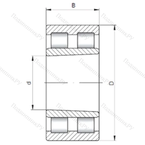 Подшипник роликовый радиальный NNU 4922K V от производителя  CX Подшипник роликовый радиальный NNU 4922K V от производителя  CX