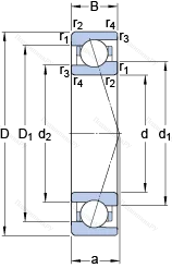 Подшипник 71922 ACE/P 4A в Уфе