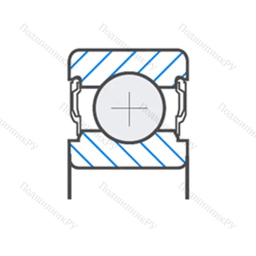 Подшипник шариковый радиальный AB 40205S 02