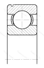 Подшипник 6007 N размер 35x62x14 от производителя  SKF