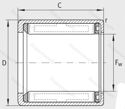 Подшипник обгонной муфты обгонная муфта HF 2520 L 564 в Уфе