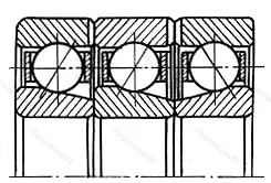Подшипник 71918ACD/PA 9ATB размер 90x125x54 от производителя  SKF