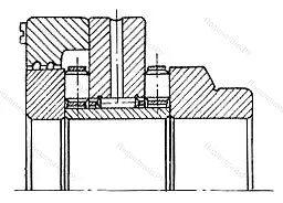 Модификация подшипника 4-504813К1 размер 65x155x103 от производителя  ГПЗ-3