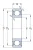 Однорядный шариковый подшипник 61910 2RZ от производителя  SKF