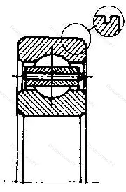 Модификация подшипника 7601/2,5Ю5Т размер 2,5x8x2,8 от производителя  ГПЗ-5