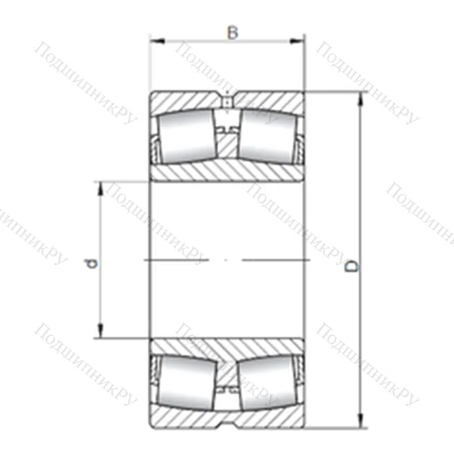 Подшипник роликовый радиальный самоцентрирующийся 22360W 33 от производителя  ISO