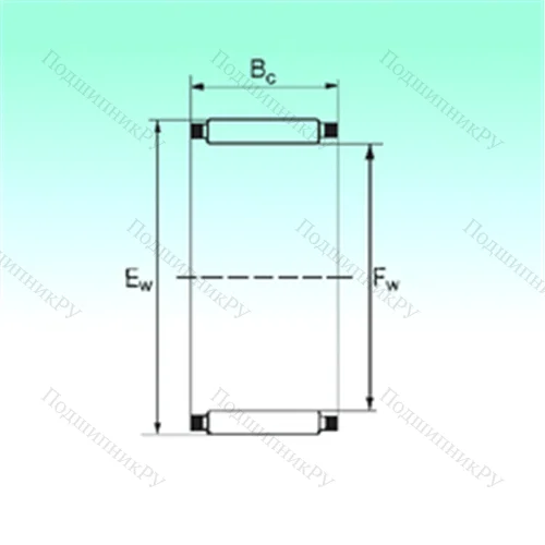 Подшипник игольчатый радиальный K 24x28x13 от производителя  NBS