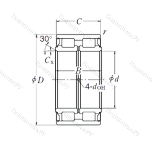 Подшипник роликовый радиальный RS-5034